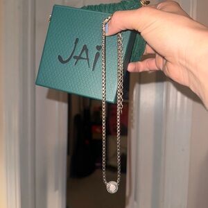 Jai Silver diamond Necklace